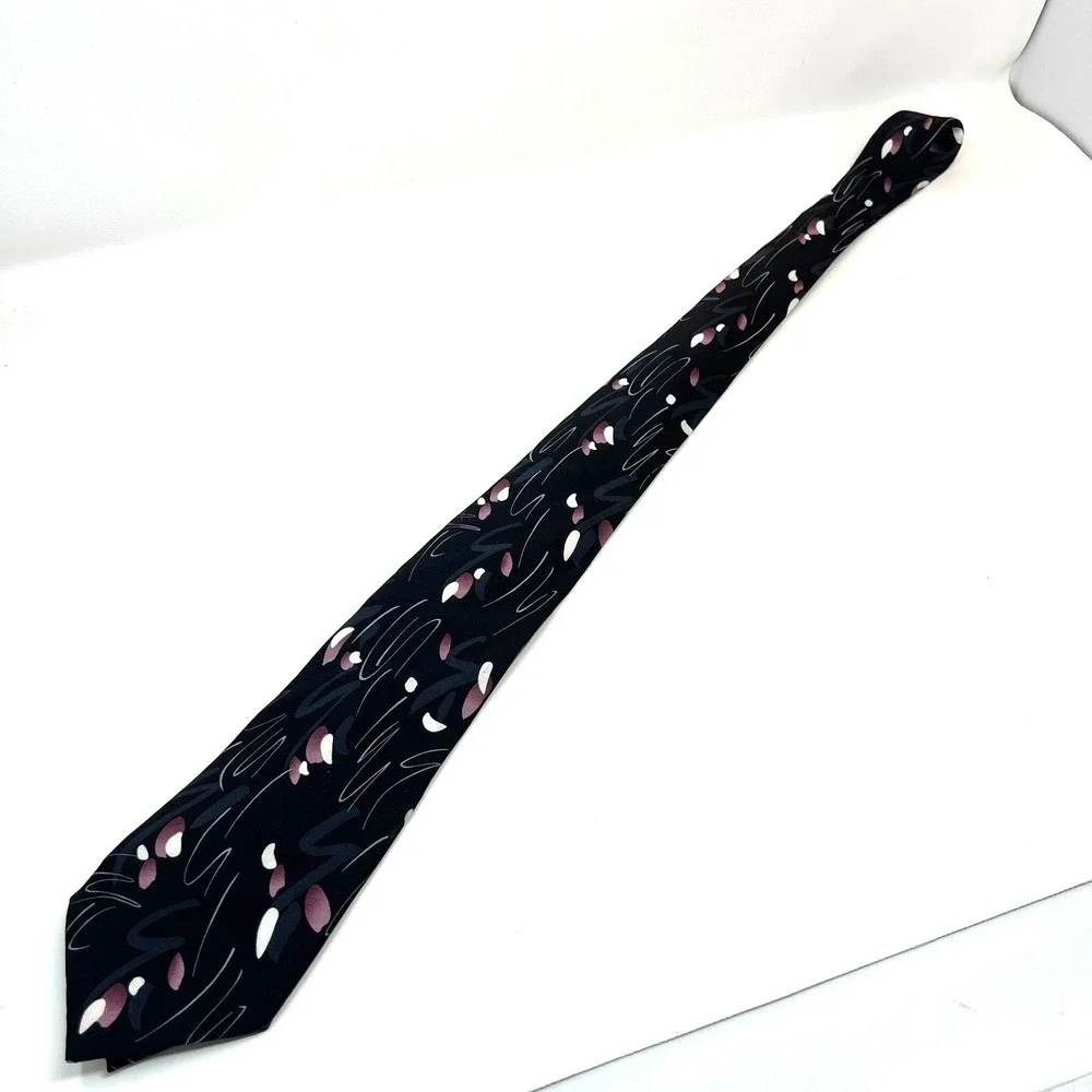 J Garcia Silk Big Bird Limited Edition Men's Tie Abstract Lightweight Mulitcolor